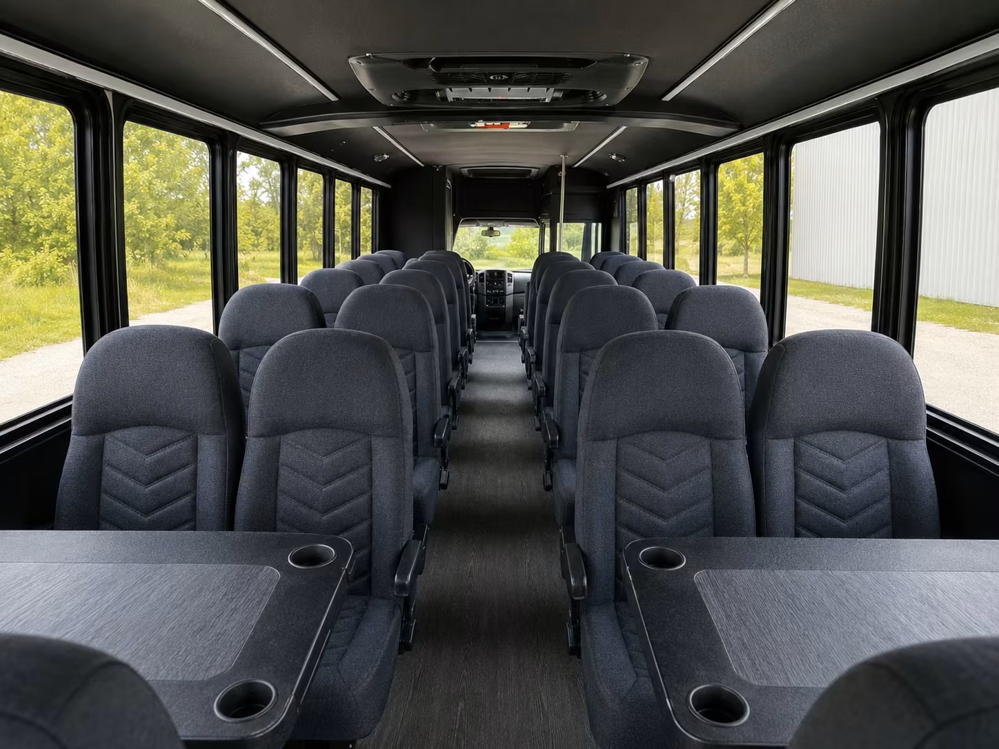 20 passenger minibus interior