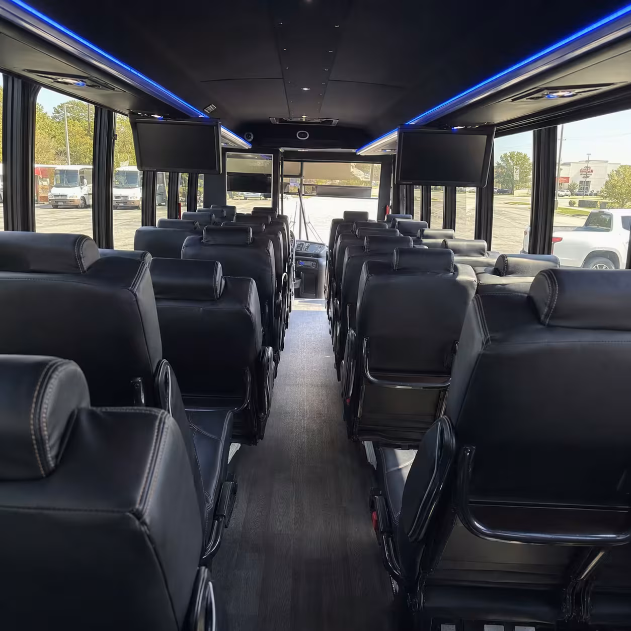 25 passenger minibus inside