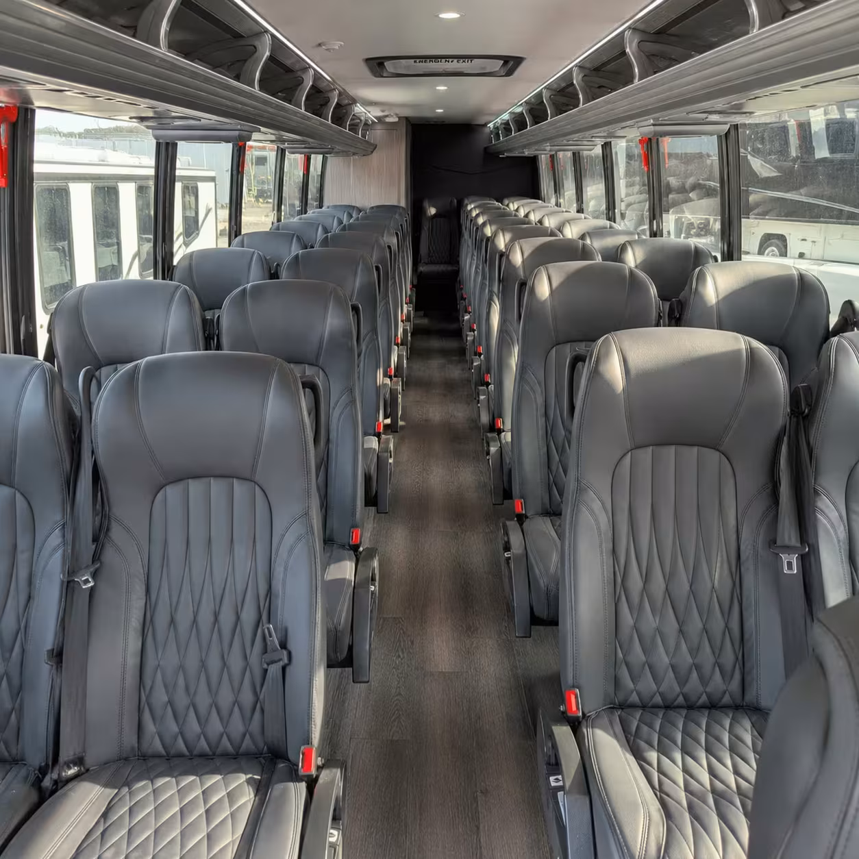 25 passenger minibus interior