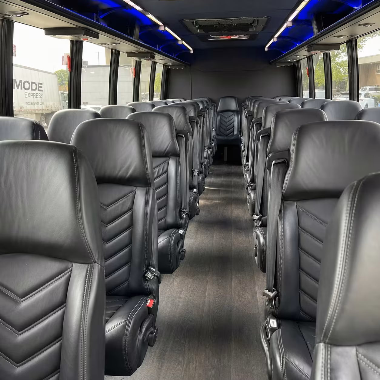 30 passenger minibus inside