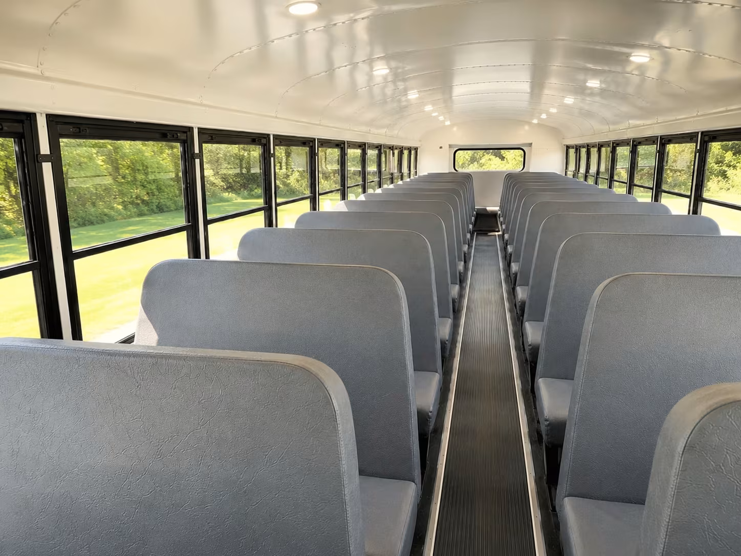 school bus interior