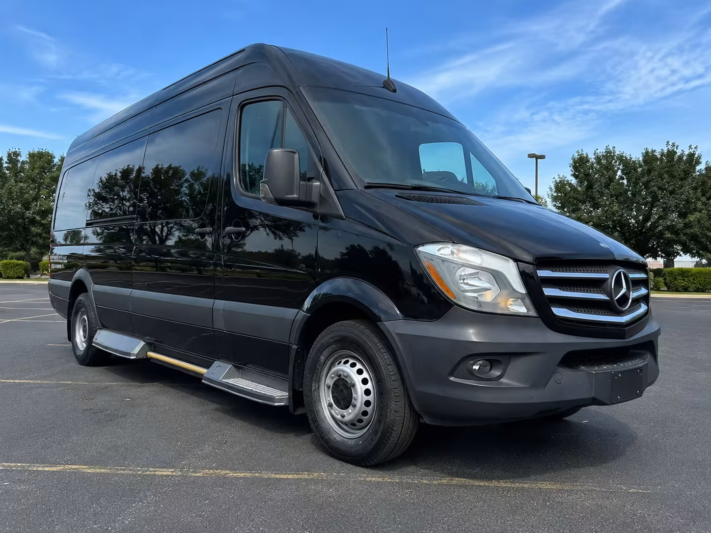 sprinter van with driver