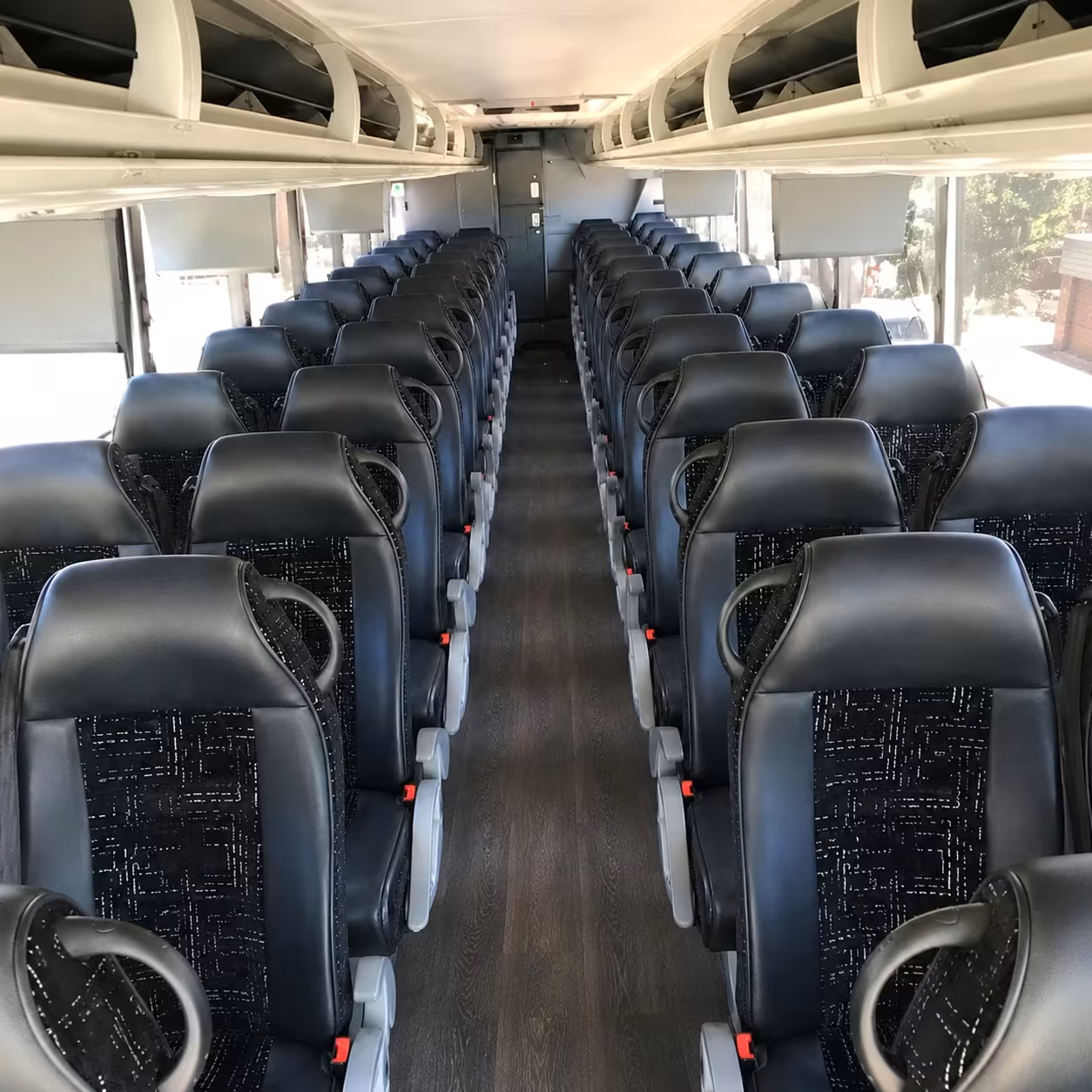 sunnyvale charter bus rental inside