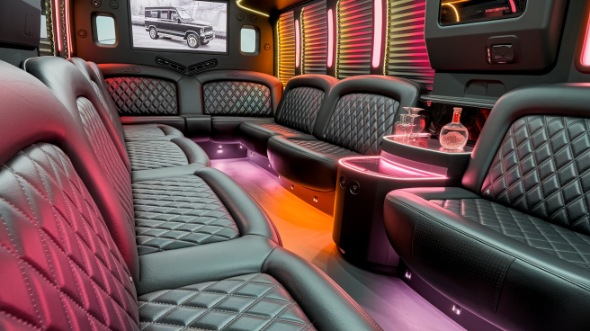 sprinter limo rental interior sunnyvale