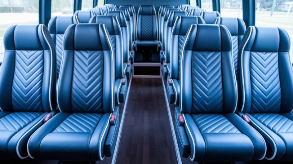 sunnyvale 15 passenger minibus inside