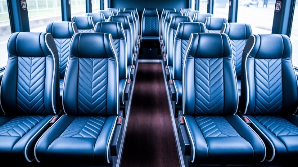 sunnyvale 25 passenger minibus inside