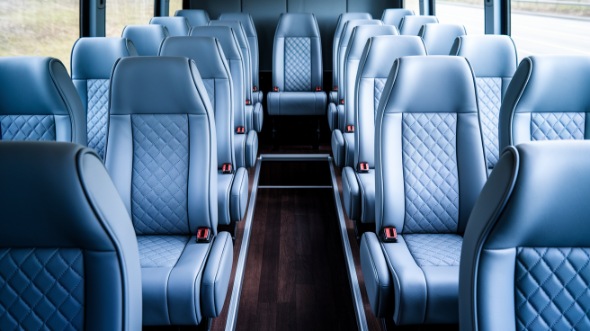 sunnyvale 30 passenger minibus inside