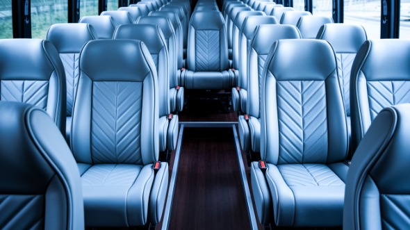 sunnyvale 35 passenger minibus inside