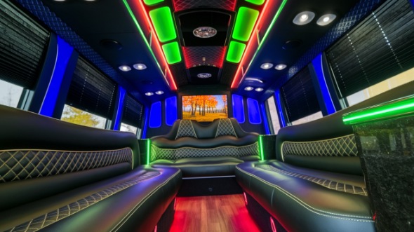 sunnyvale party bus rental inside